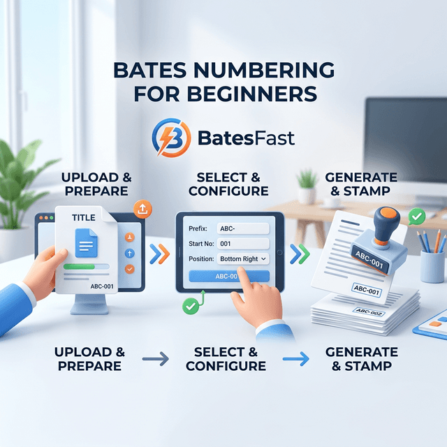 Bates Numbering for Beginners: Your First Document Stamping Project