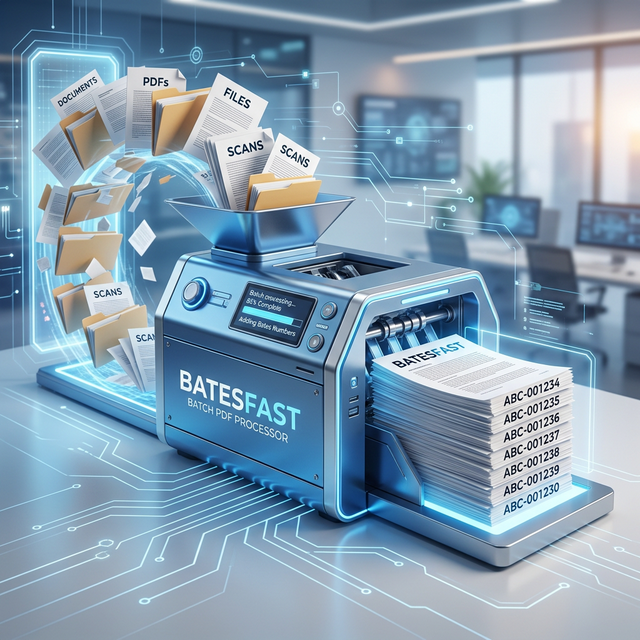 Batch Process Bates Numbering: Efficient Multi-File Document Stamping ...